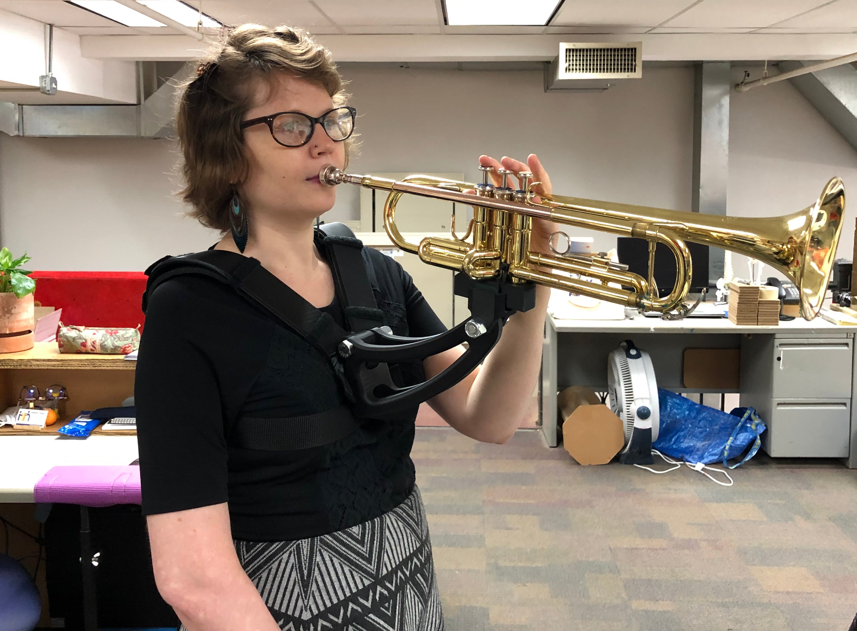 Sasha and her Trumpet