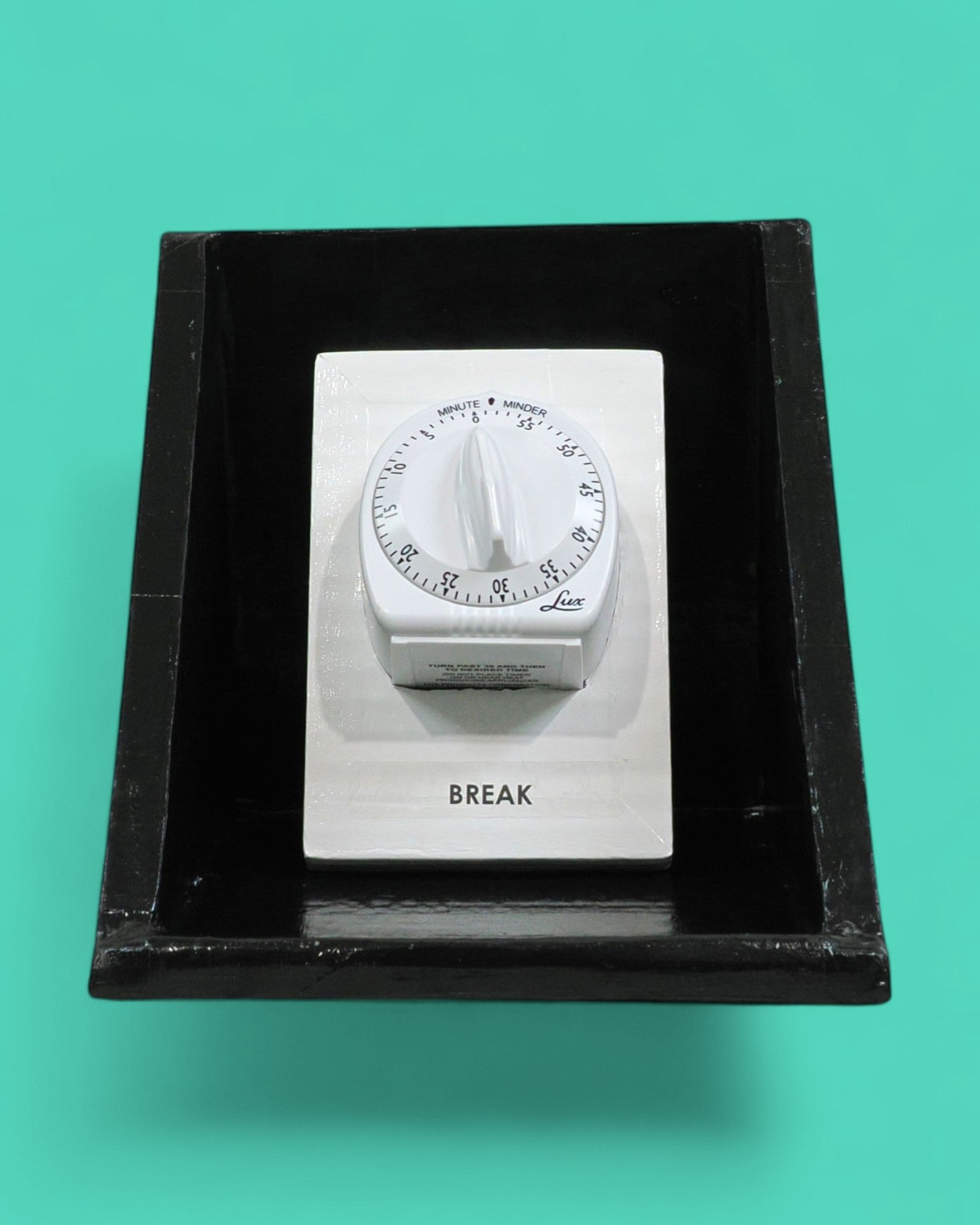 The Object box tactile accessory is a black, with triangular shaped opening.